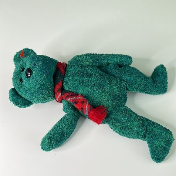 Classic Vintage Beanie Baby Wallace Bear Toy - Picture 13 of 14